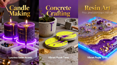 الشمع والريزن والكونكريت